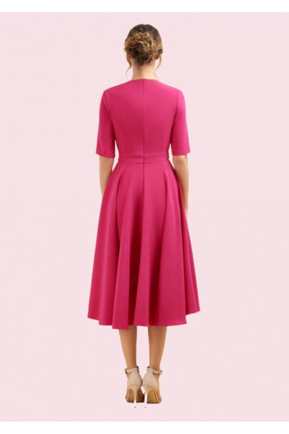 Susy - Abito Midi Donna Elegante Moderno