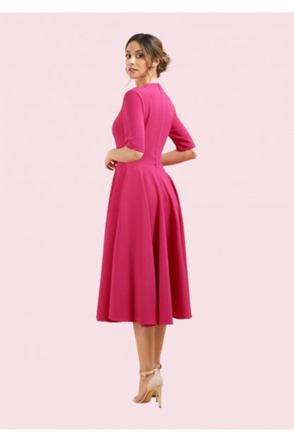 Susy - Abito Midi Donna Elegante Moderno