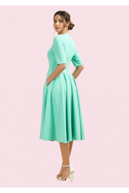 Susy - Abito Midi Donna Elegante Moderno