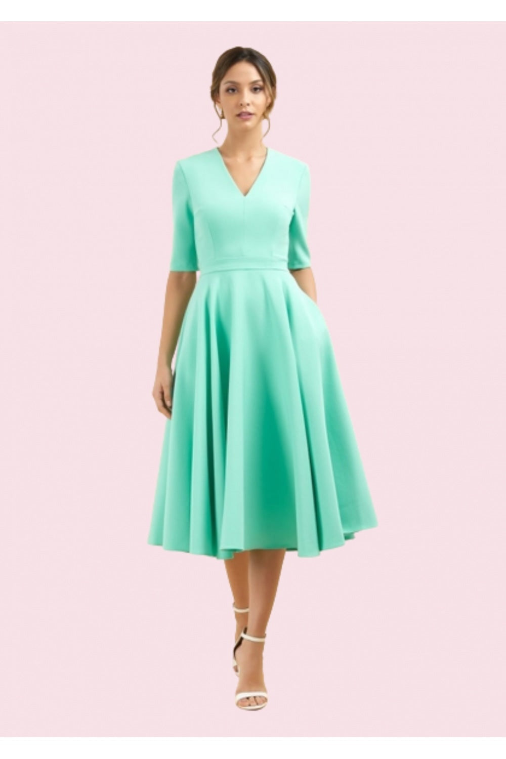 Susy - Abito Midi Donna Elegante Moderno