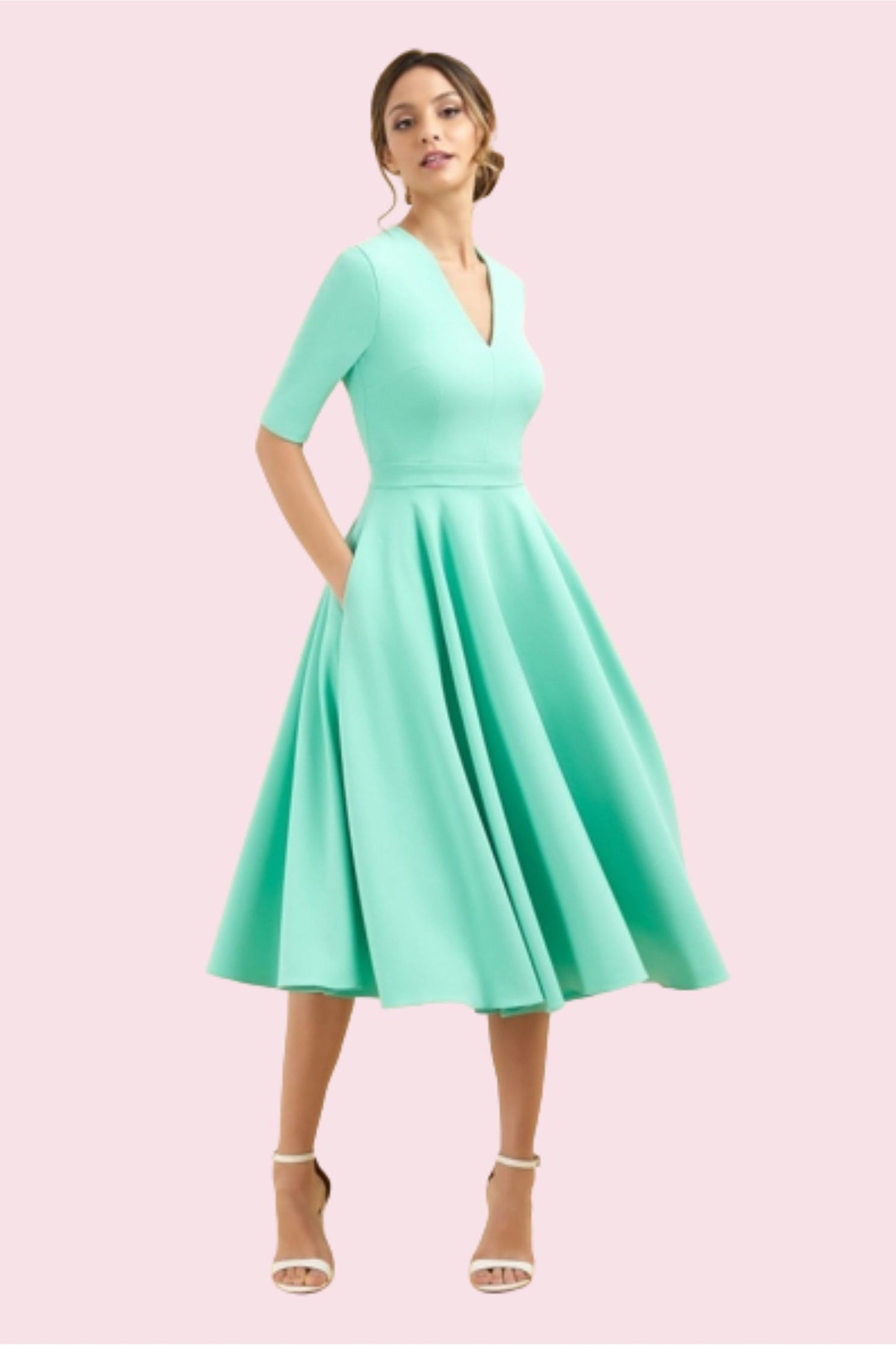 Susy - Abito Midi Donna Elegante Moderno