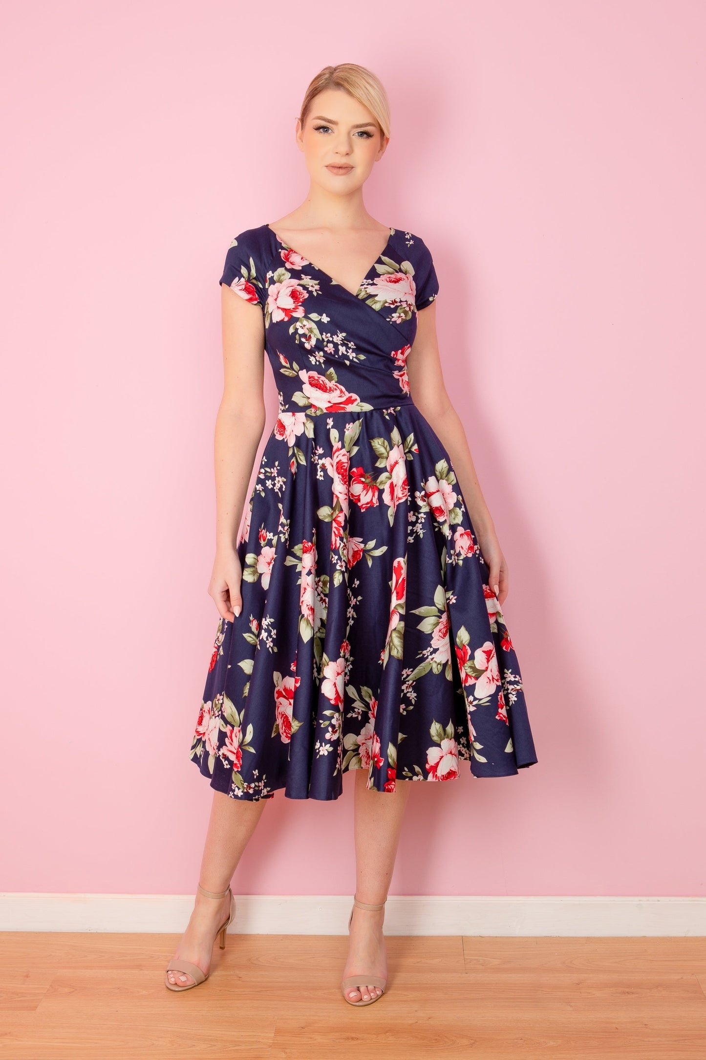 Simona - Abito Donna Elegante Linea Swing