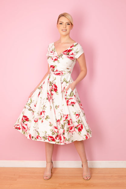 Simona - Abito Donna Elegante Linea Swing