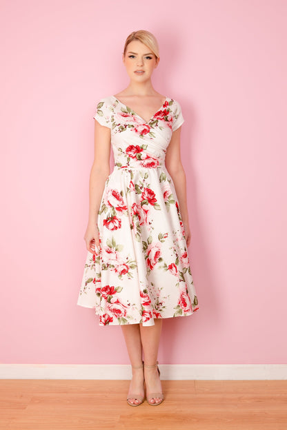Simona - Abito Donna Elegante Linea Swing