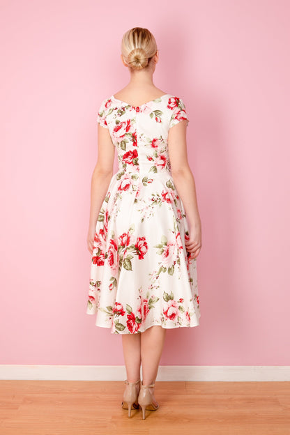 Simona - Abito Donna Elegante Linea Swing