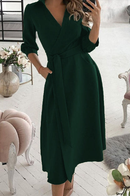 Tiziana - Abito A Line Scollo V Elegante