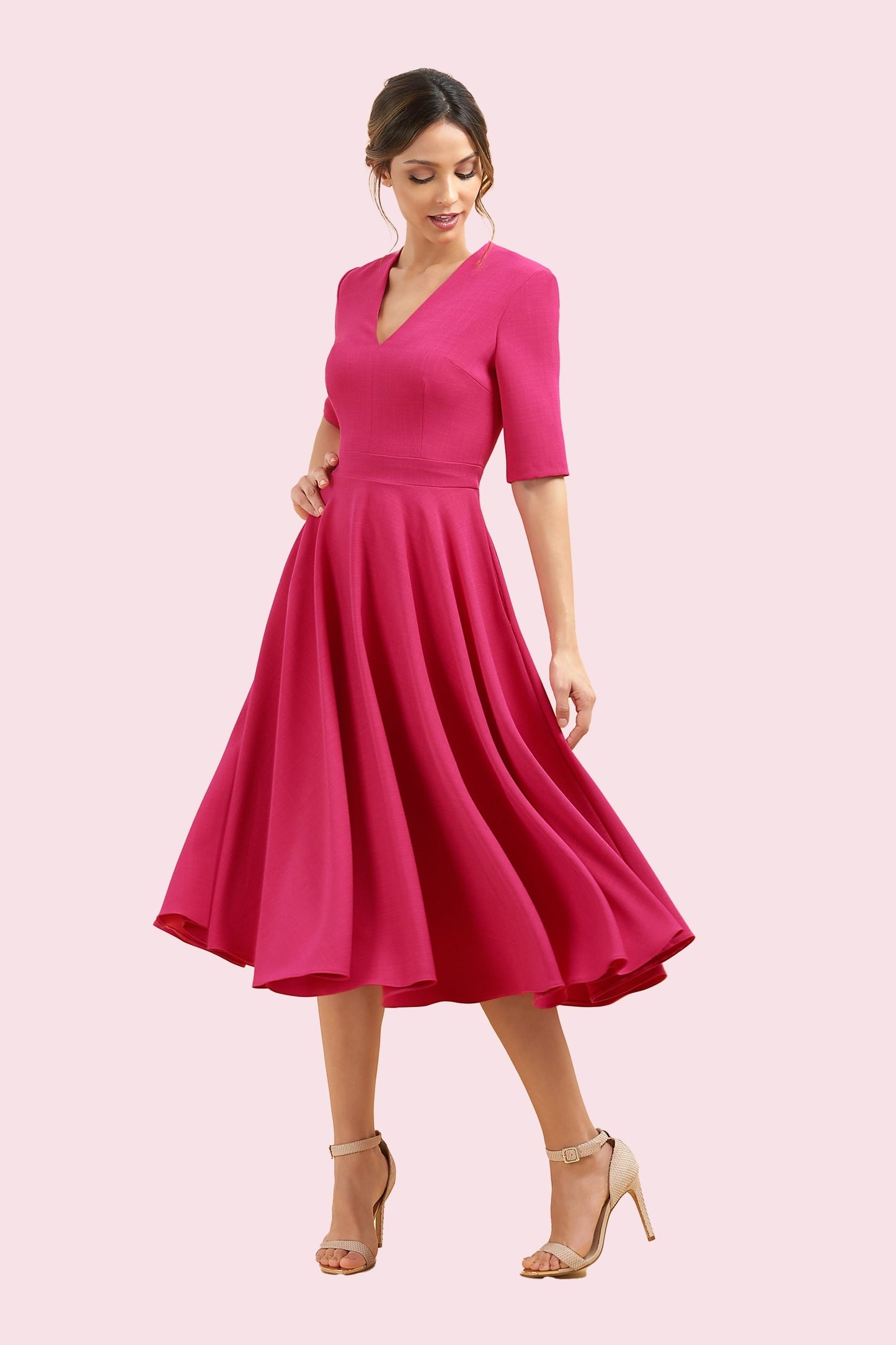 Susy - Abito Midi Donna Elegante Moderno