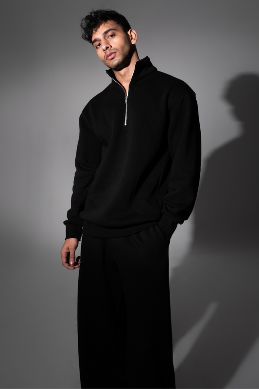 Luca - Set Coordinato Uomo Nero Stile Moderno