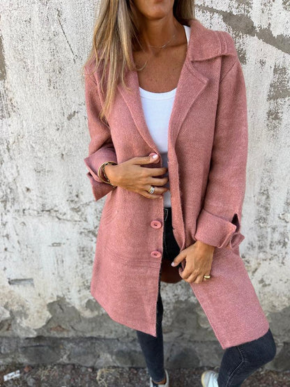 Cecilia – Cappotto Donna Lungo in Maglia Elegante