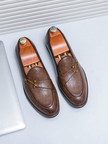Attilio – Slip-On Loafer Da Uomo Nere Dal Design Elegante