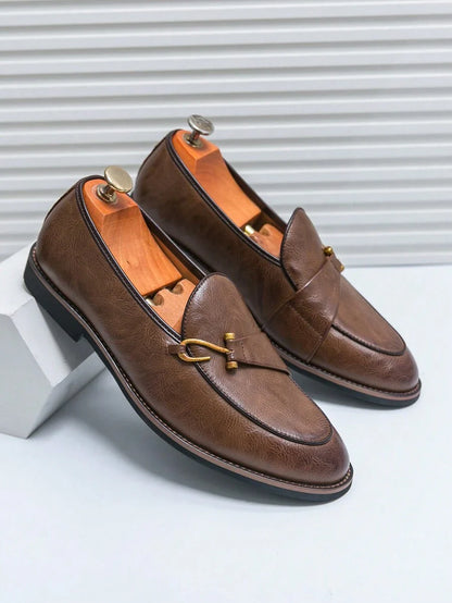 Attilio – Slip-On Loafer Da Uomo Nere Dal Design Elegante