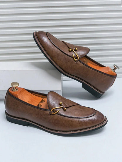 Attilio – Slip-On Loafer Da Uomo Nere Dal Design Elegante