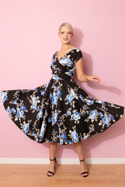 Simona - Abito Donna Elegante Linea Swing