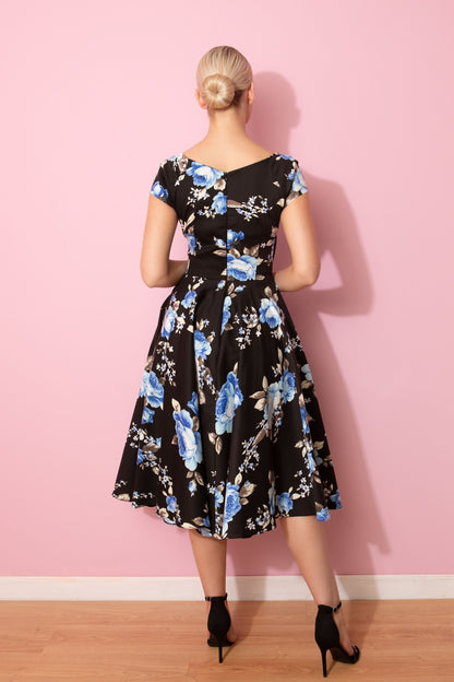 Simona - Abito Donna Elegante Linea Swing