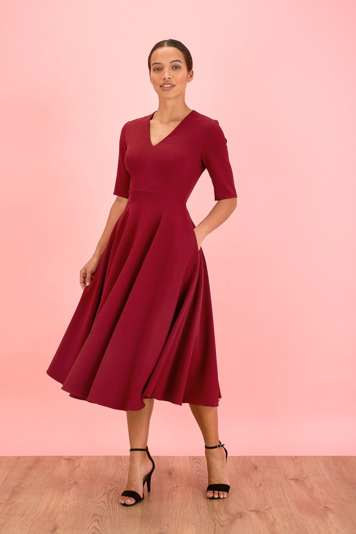Susy - Abito Midi Donna Elegante Moderno