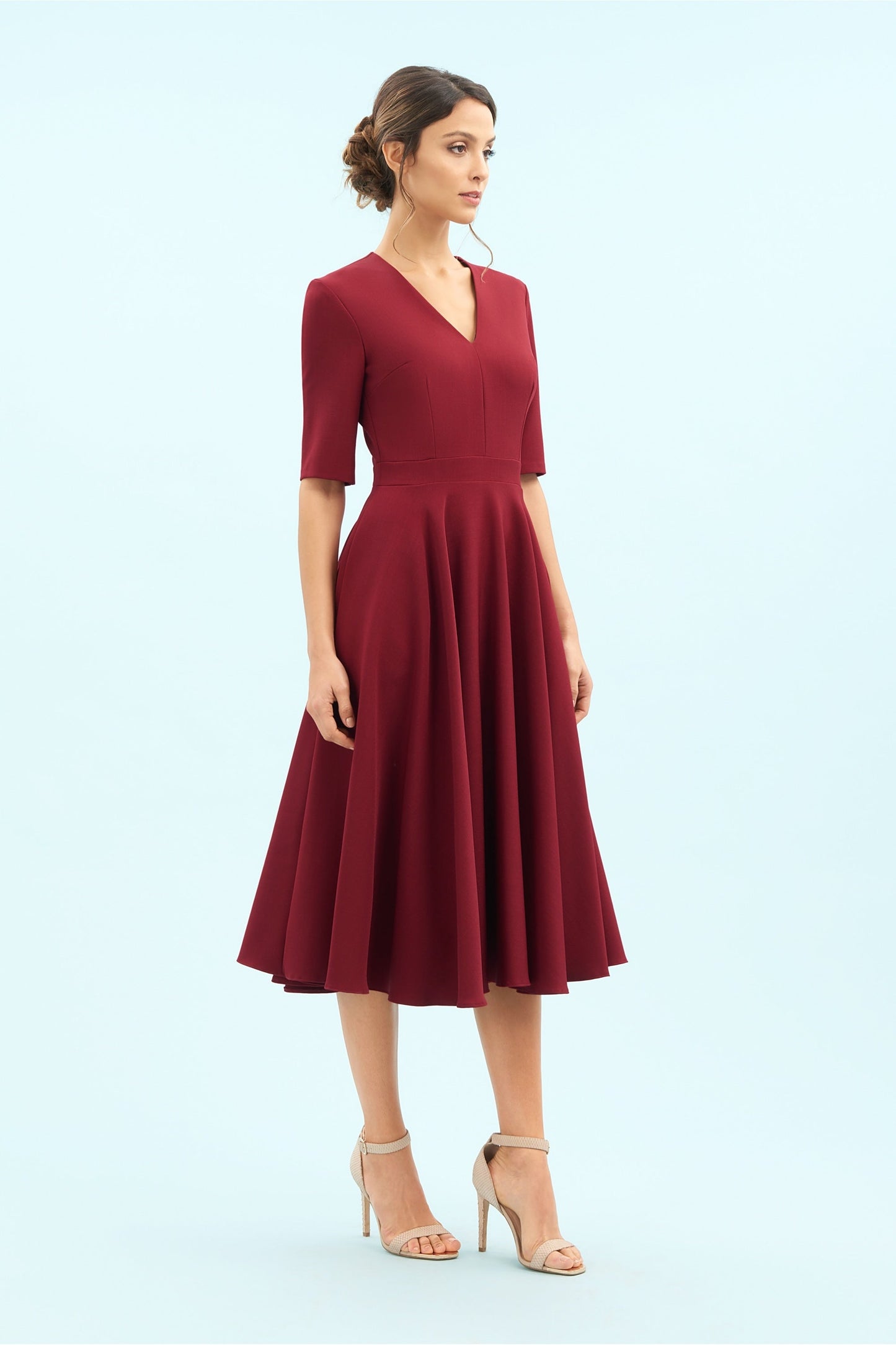 Susy - Abito Midi Donna Elegante Moderno