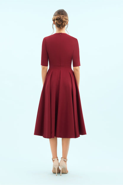 Susy - Abito Midi Donna Elegante Moderno