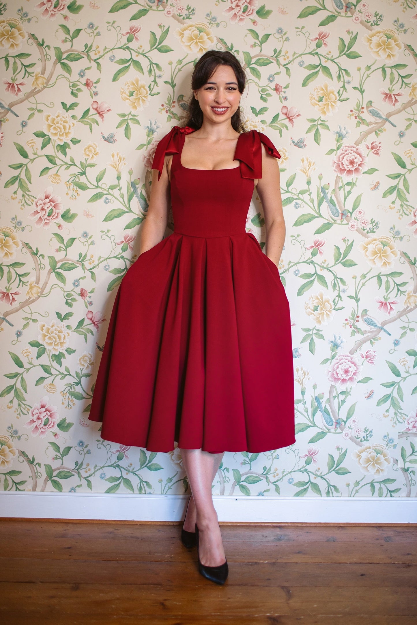 Serena - Abito Midi Donna Elegante Raffinato