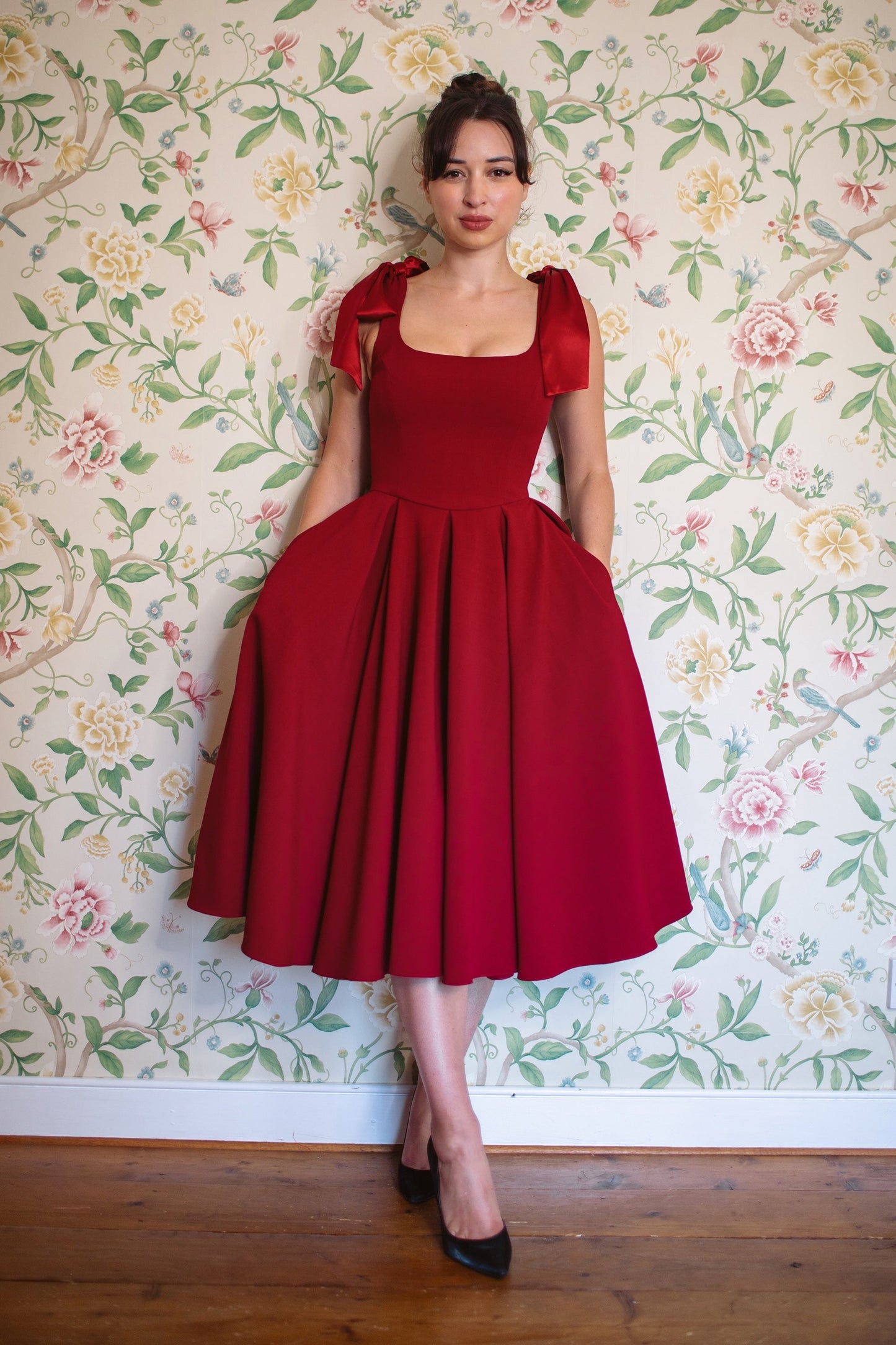 Serena - Abito Midi Donna Elegante Raffinato