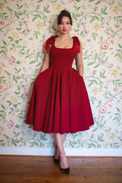 Serena - Abito Midi Donna Elegante Raffinato