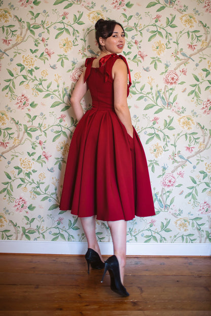 Serena - Abito Midi Donna Elegante Raffinato