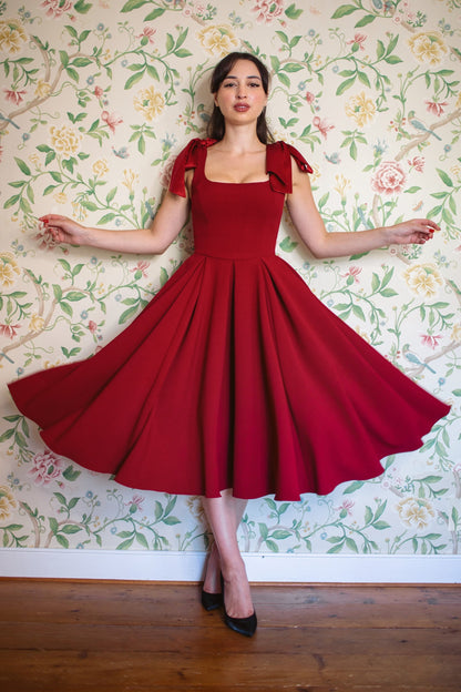 Serena - Abito Midi Donna Elegante Raffinato