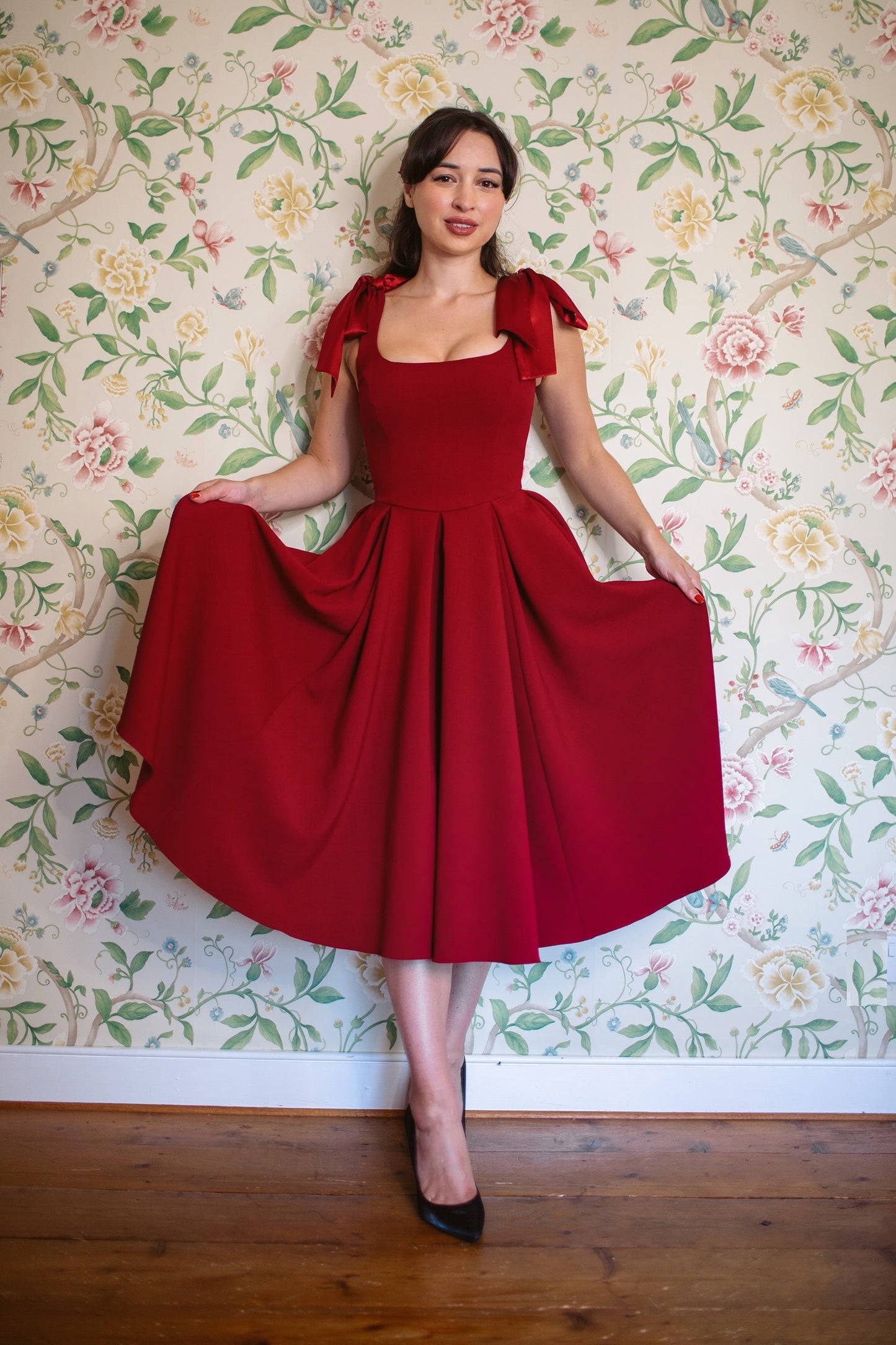 Serena - Abito Midi Donna Elegante Raffinato