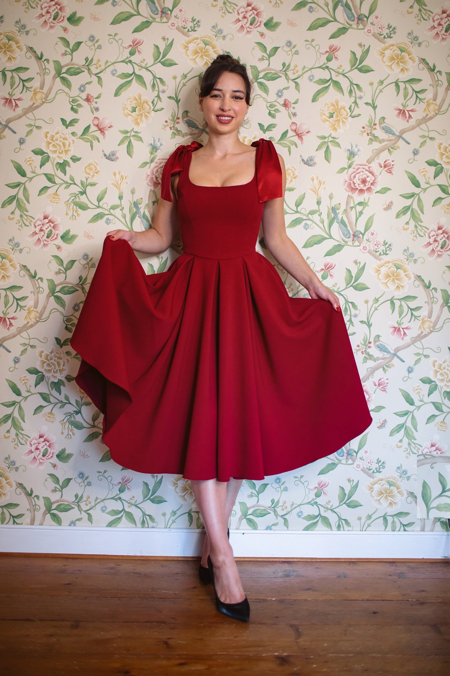 Serena - Abito Midi Donna Elegante Raffinato