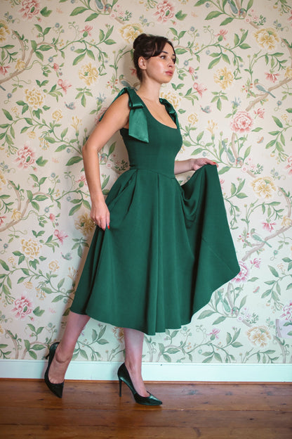 Serena - Abito Midi Donna Elegante Raffinato