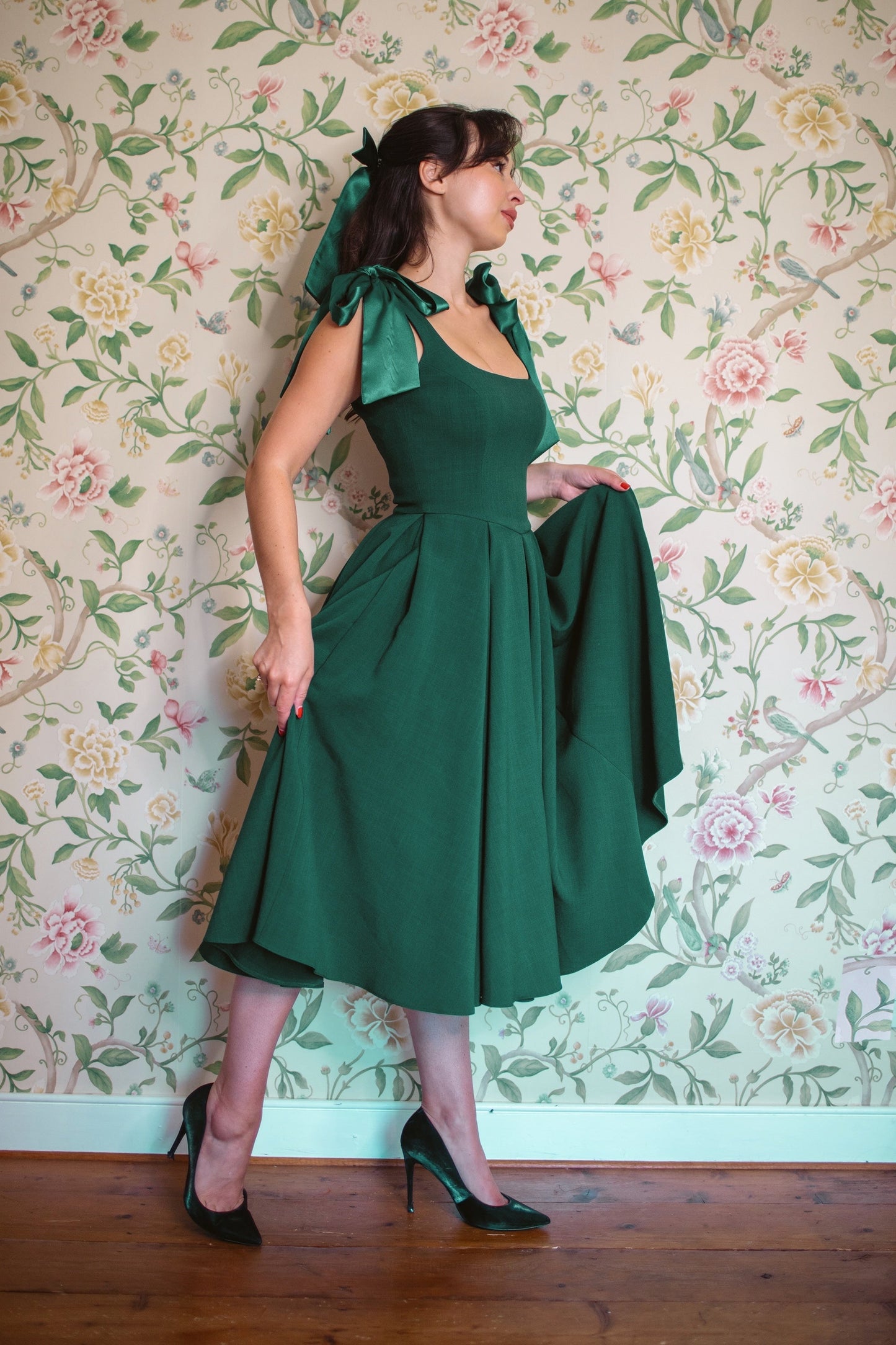 Serena - Abito Midi Donna Elegante Raffinato