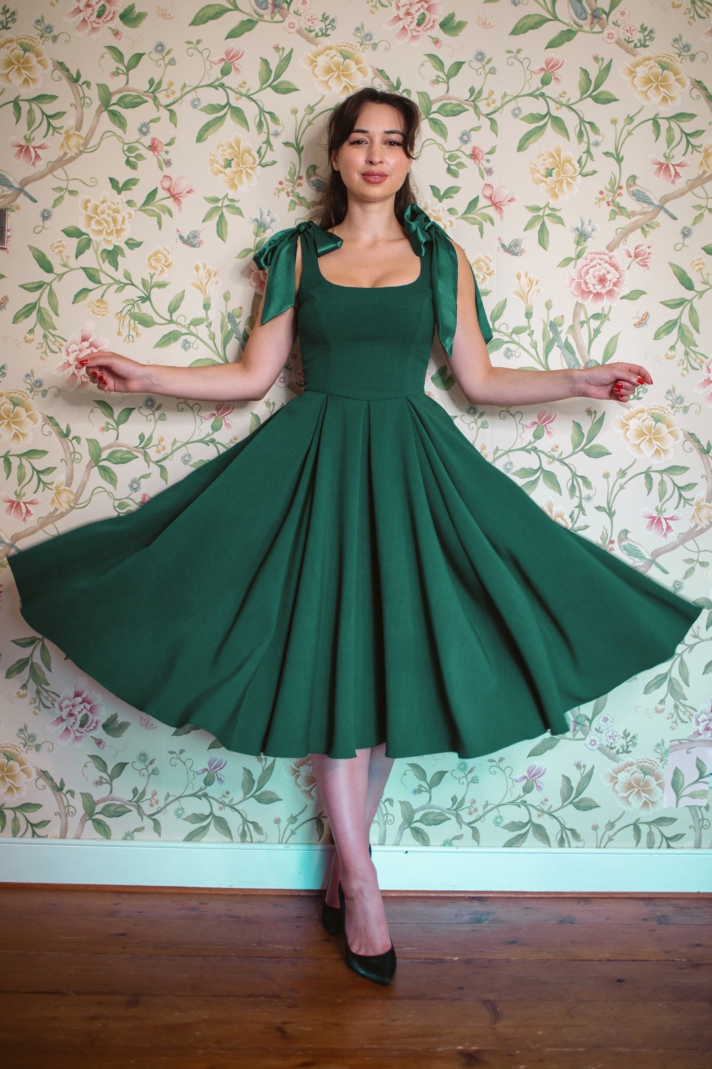 Serena - Abito Midi Donna Elegante Raffinato