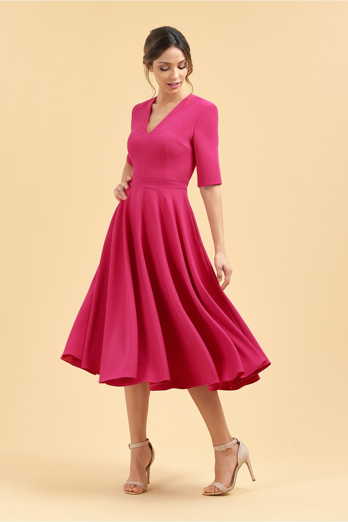 Susy - Abito Midi Donna Elegante Moderno