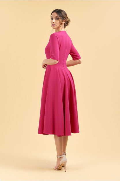 Susy - Abito Midi Donna Elegante Moderno