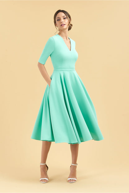 Susy - Abito Midi Donna Elegante Moderno