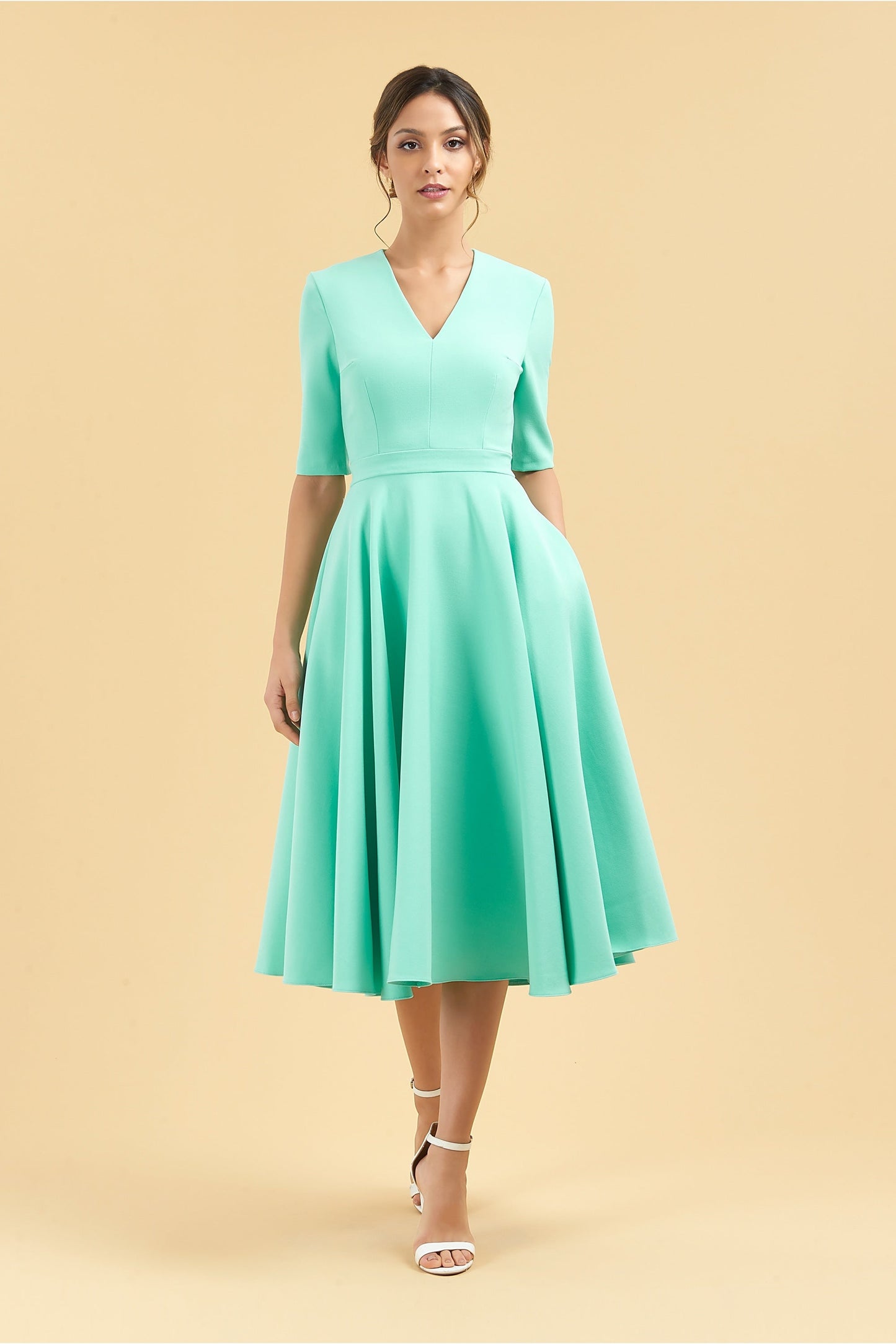 Susy - Abito Midi Donna Elegante Moderno