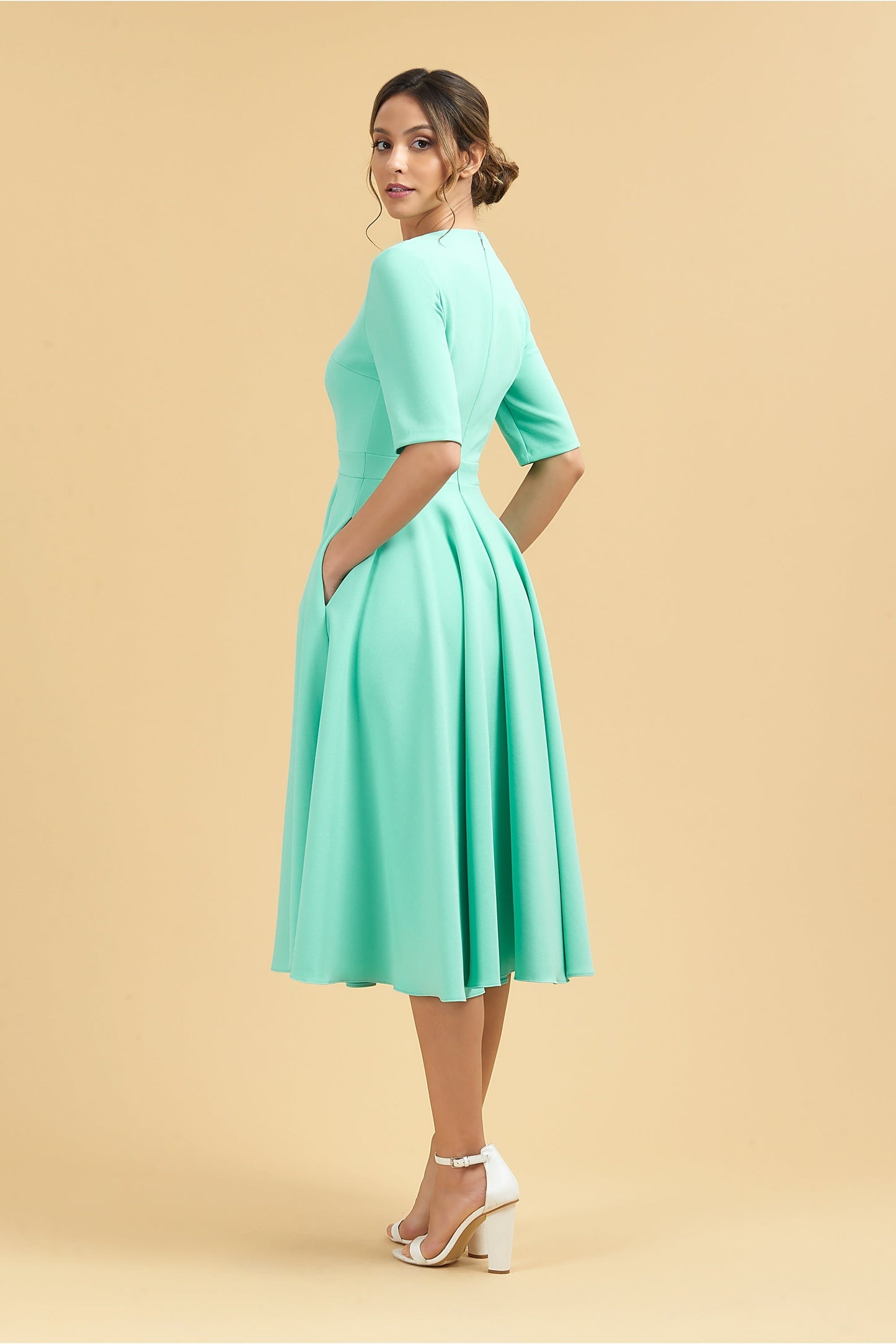 Susy - Abito Midi Donna Elegante Moderno
