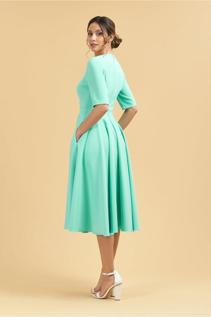 Susy - Abito Midi Donna Elegante Moderno