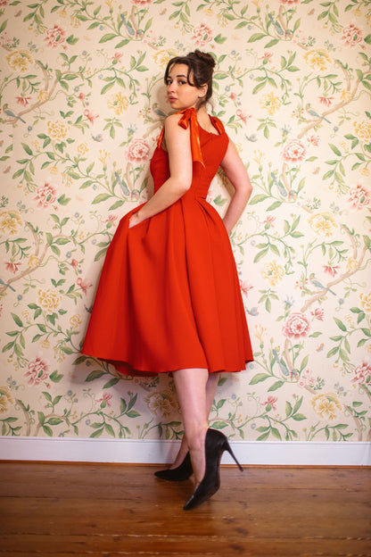 Serena - Abito Midi Donna Elegante Raffinato