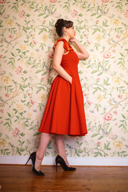 Serena - Abito Midi Donna Elegante Raffinato