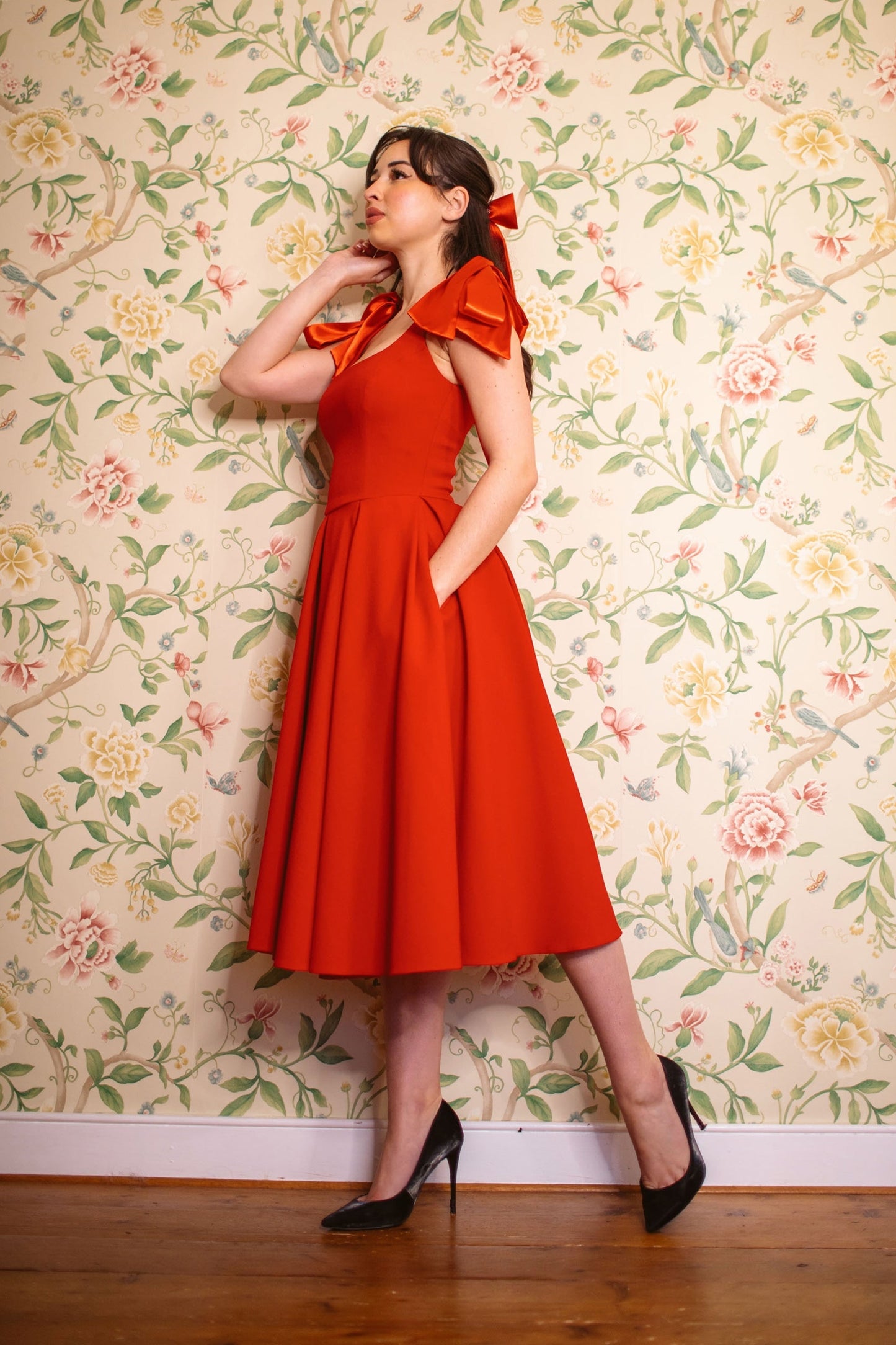 Serena - Abito Midi Donna Elegante Raffinato