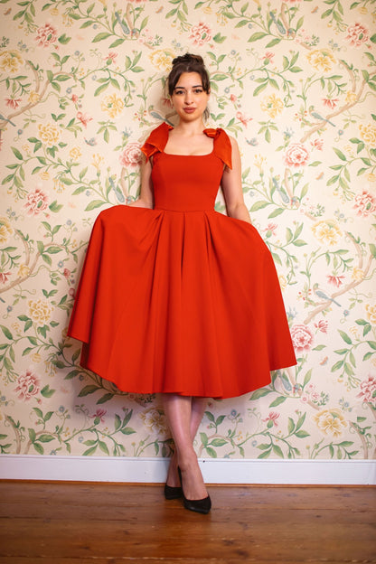 Serena - Abito Midi Donna Elegante Raffinato