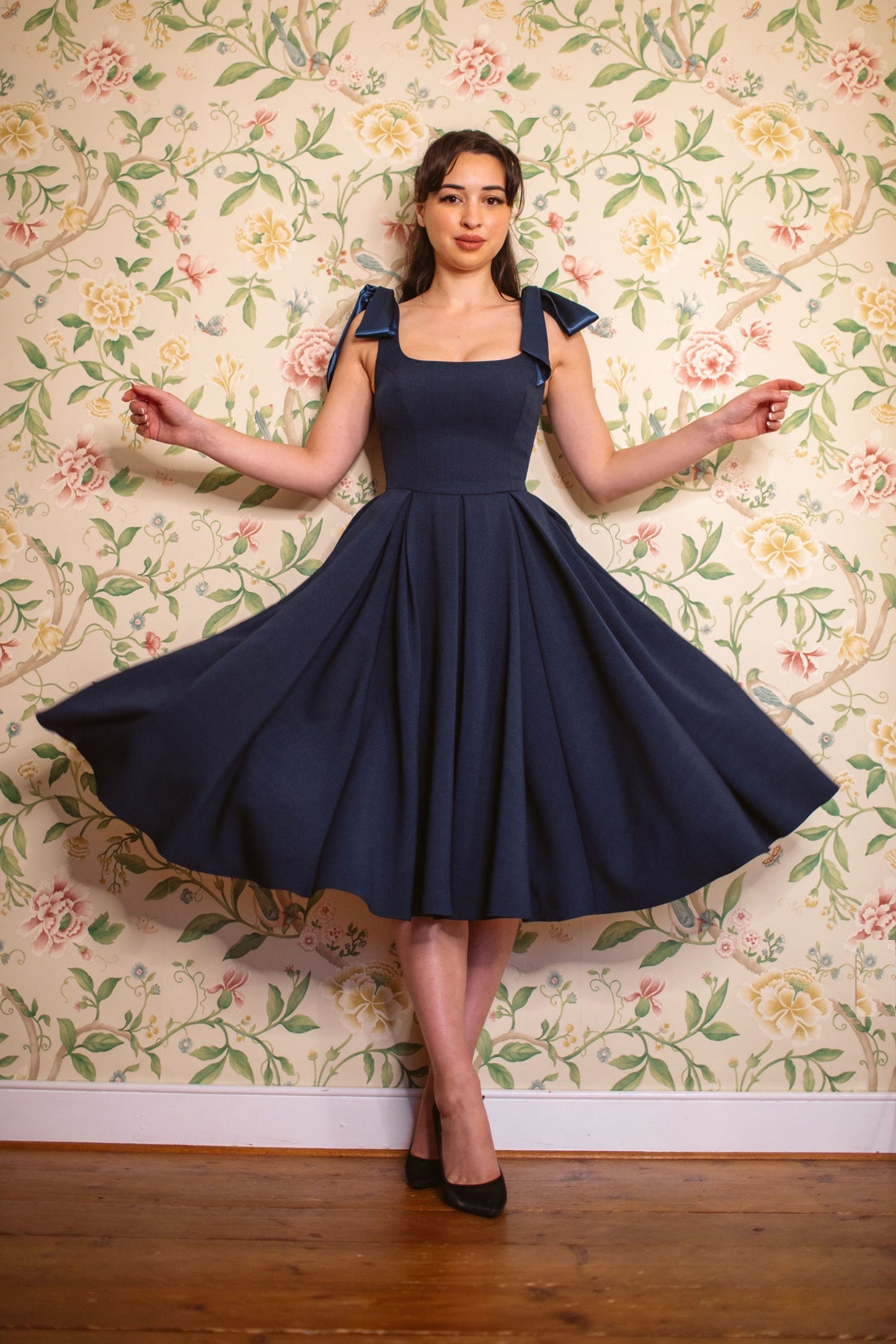 Serena - Abito Midi Donna Elegante Raffinato