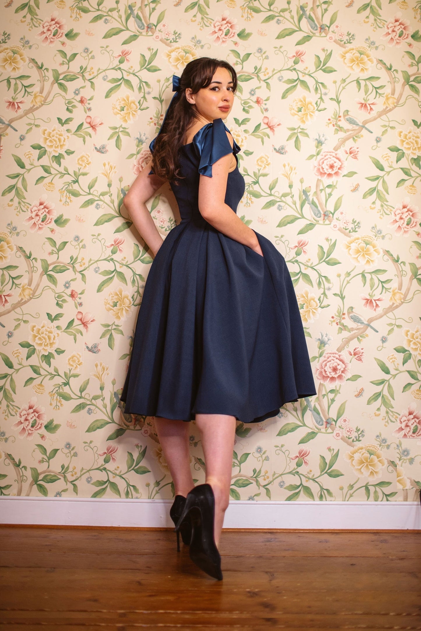 Serena - Abito Midi Donna Elegante Raffinato