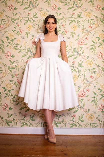 Serena - Abito Midi Donna Elegante Raffinato