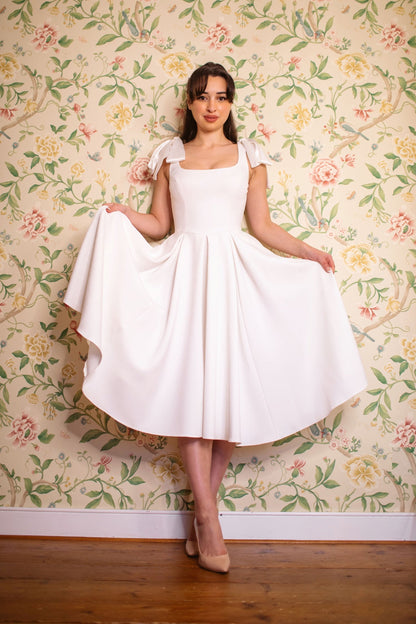 Serena - Abito Midi Donna Elegante Raffinato