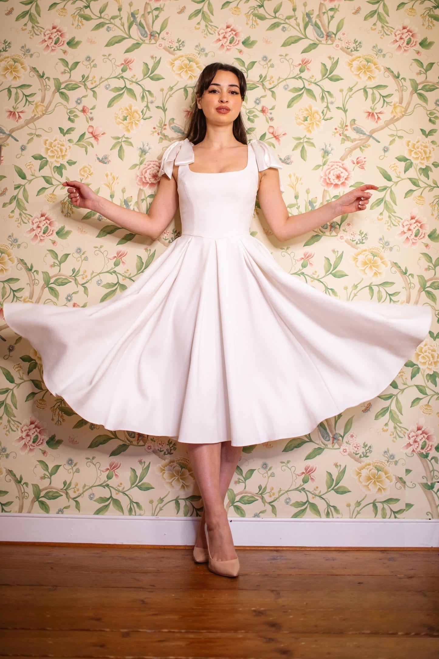 Serena - Abito Midi Donna Elegante Raffinato