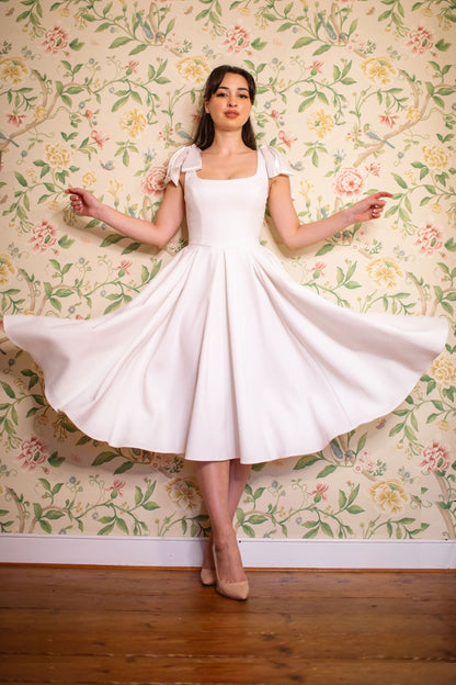 Serena - Abito Midi Donna Elegante Raffinato