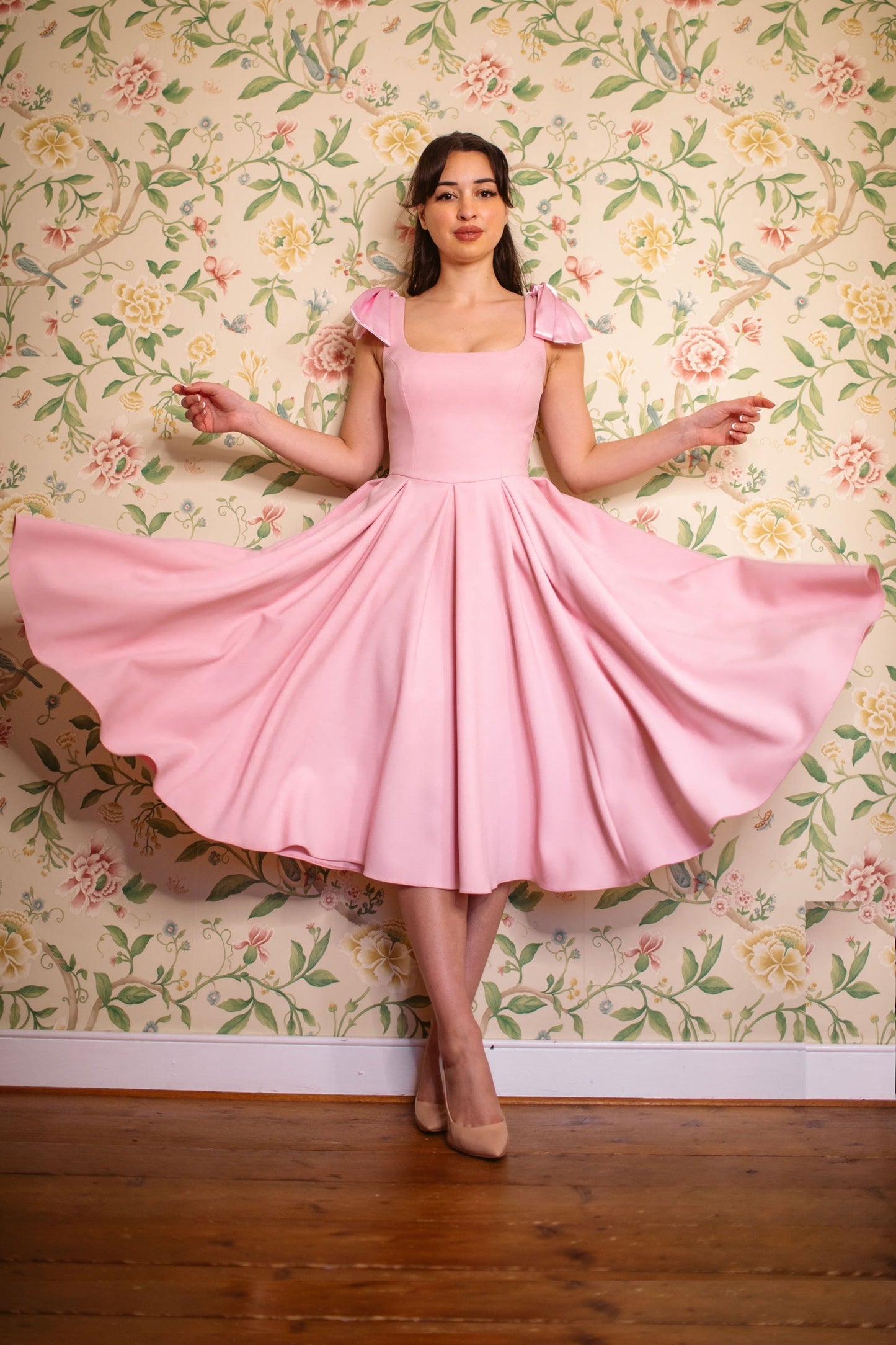 Serena - Abito Midi Donna Elegante Raffinato