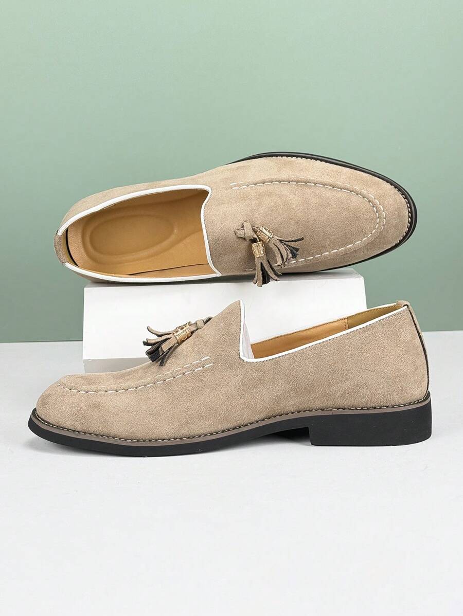 Arturo – Loafer Con Nappe Da Uomo Classico In Tinta Beige