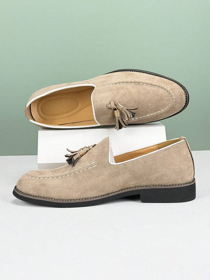Arturo – Loafer Con Nappe Da Uomo Classico In Tinta Beige